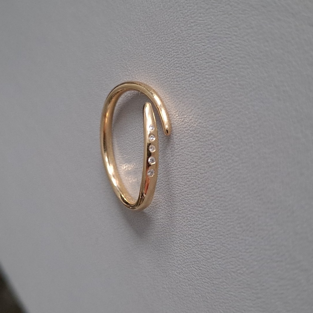 Kendra Scott Micah ring, 18K gold vermeil